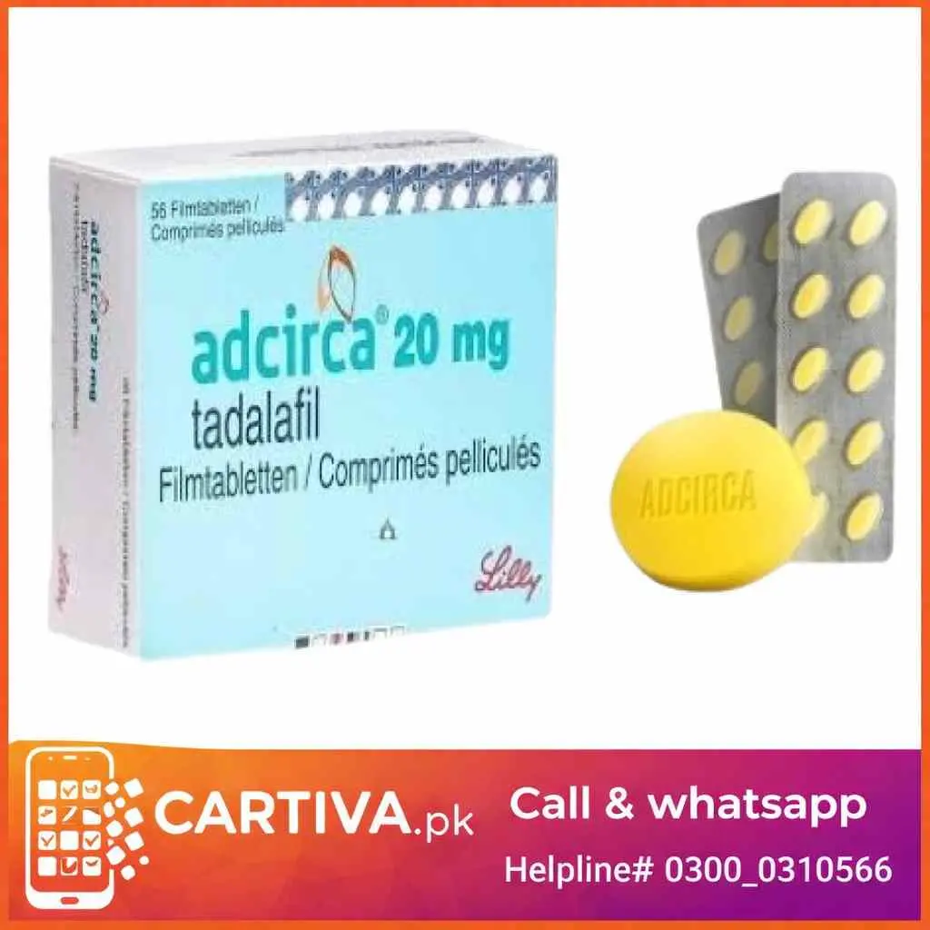 Adcirca Tadalafil 20mg Tablets Price in Pakistan