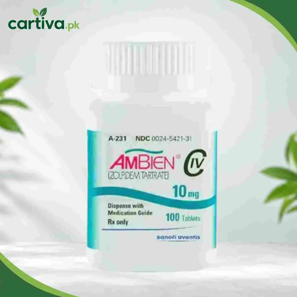 Ambien (Zolpidem Tartrate) Tablets Price in Pakistan