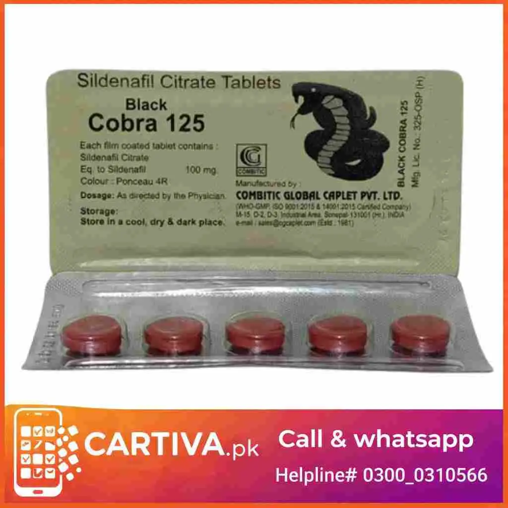 Black Cobra Tablets Same Day Delivery in Lahore