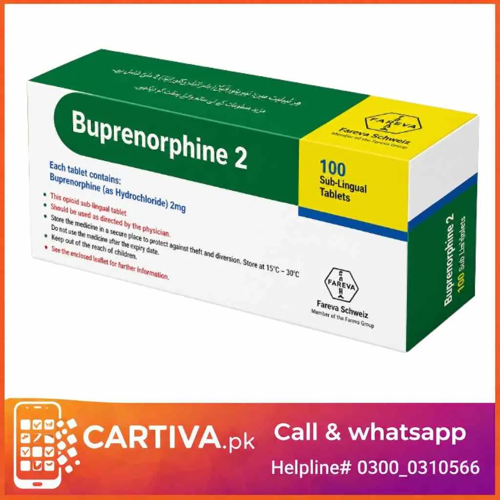 Buprenorphine 2mg Tablets price in Pakistan