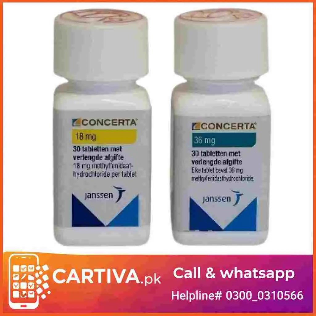 Concerta 18mg Price in Pakistan