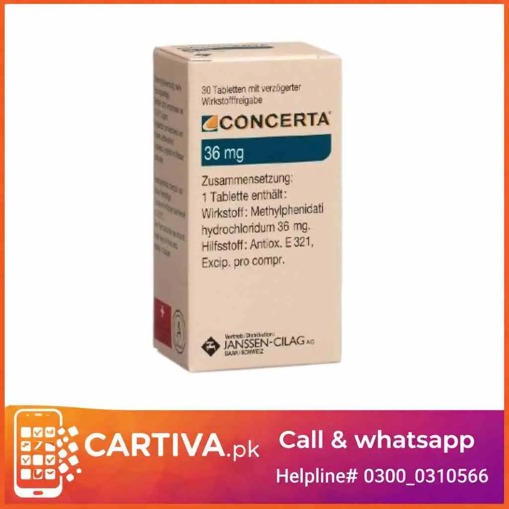 Concerta 36mg Tablets in Pakistan