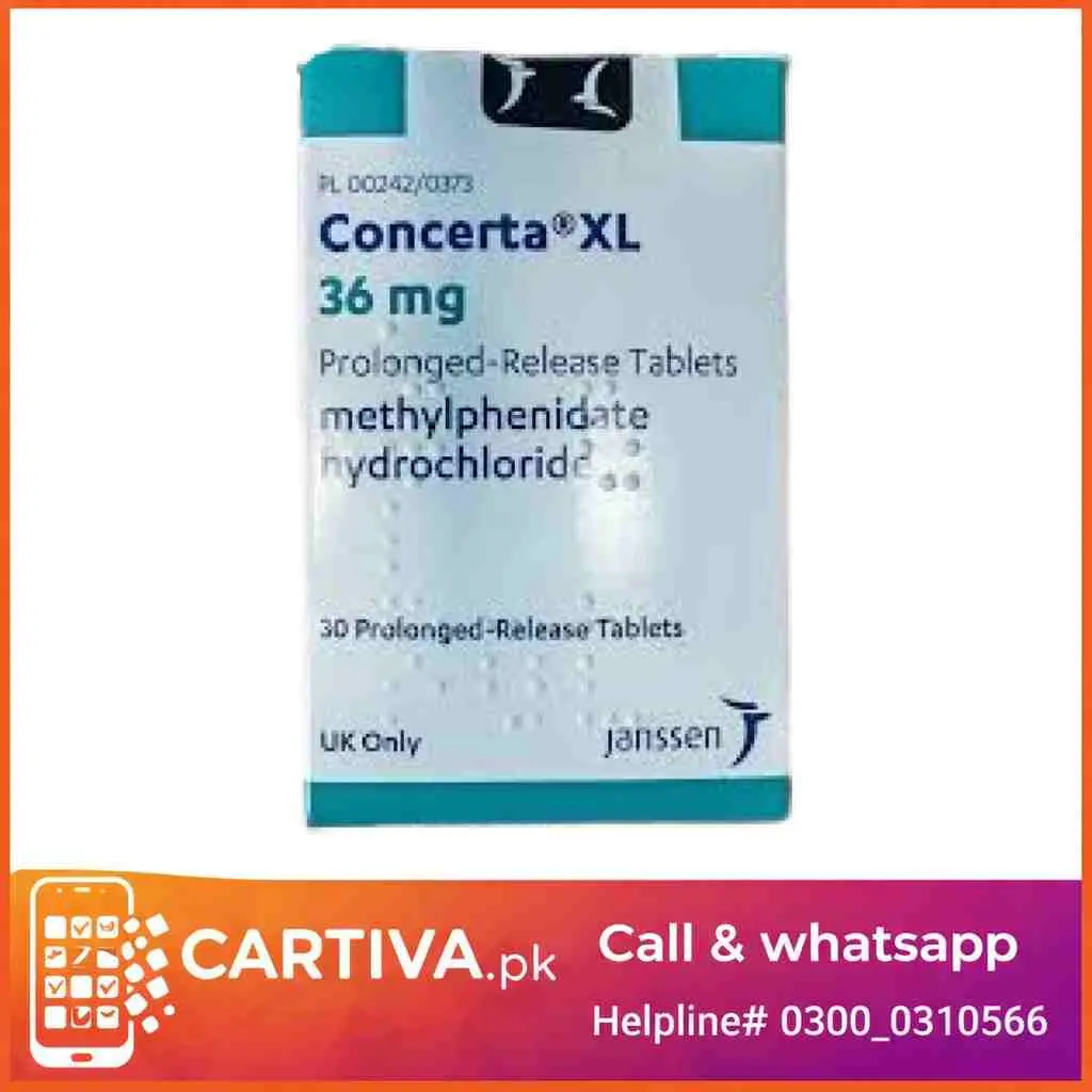 Concerta XL 10Mg Tablets Price In Pakistan
