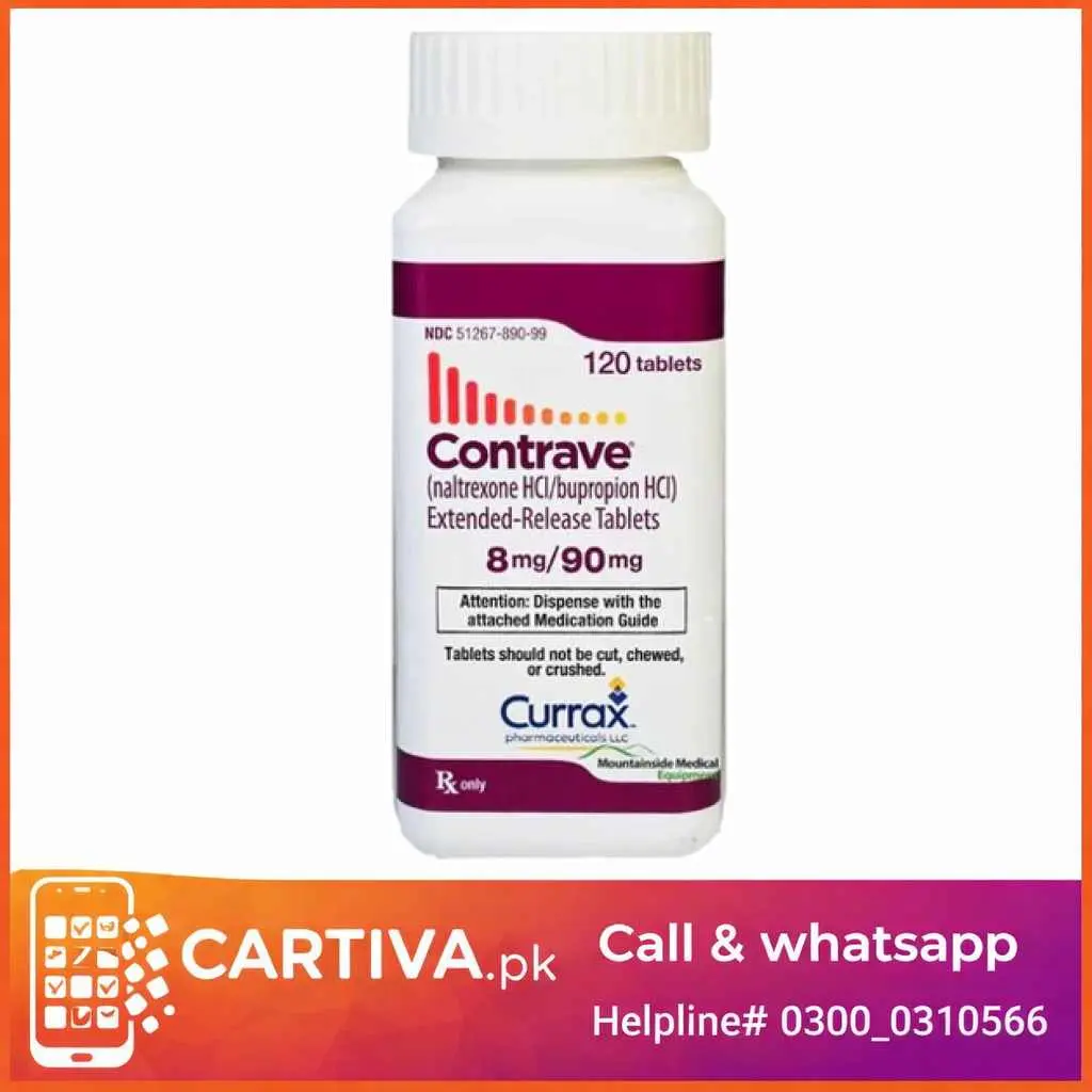 Contrave 8mg/90mg Tablets in Pakistan