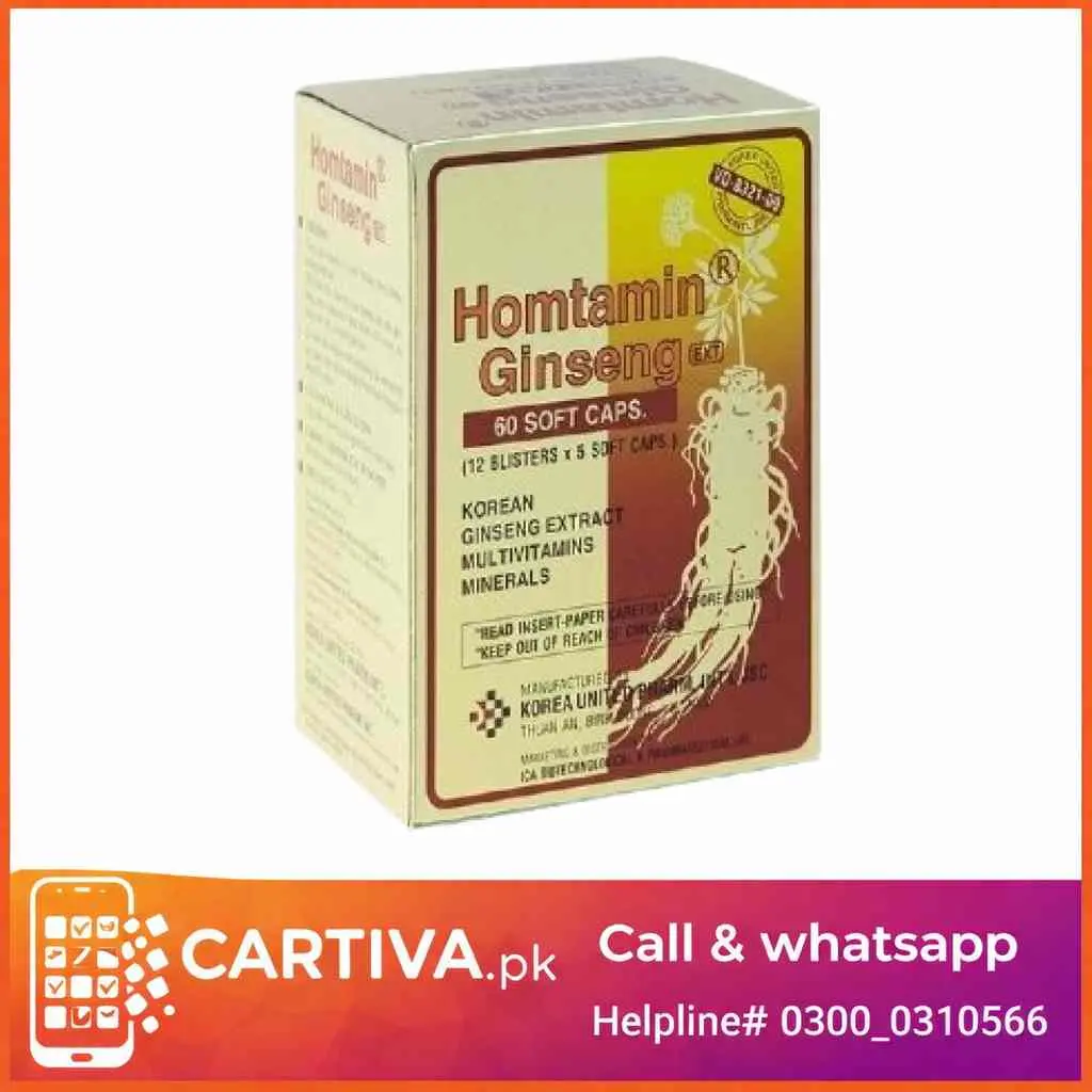 Homtamin Ginseng Capsules Price in Pakistan