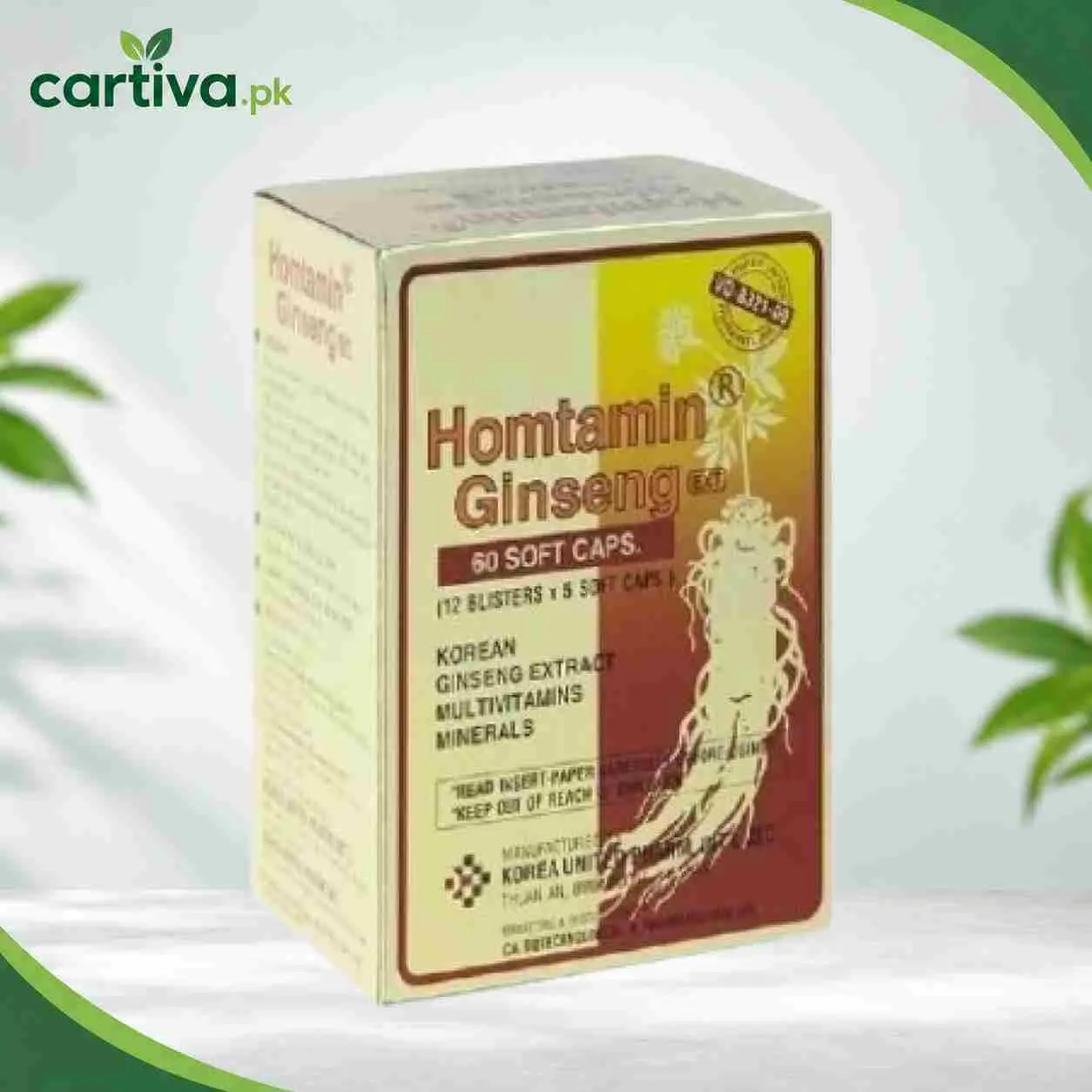 Homtamin Ginseng Capsules Price in Pakistan