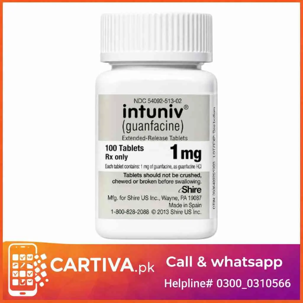 Intuniv 1 mg (Guanfacine Extended Release) in Pakistan