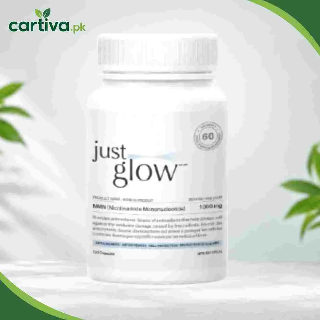 Just Glow NMN 1000mg Capsules in Pakistan
