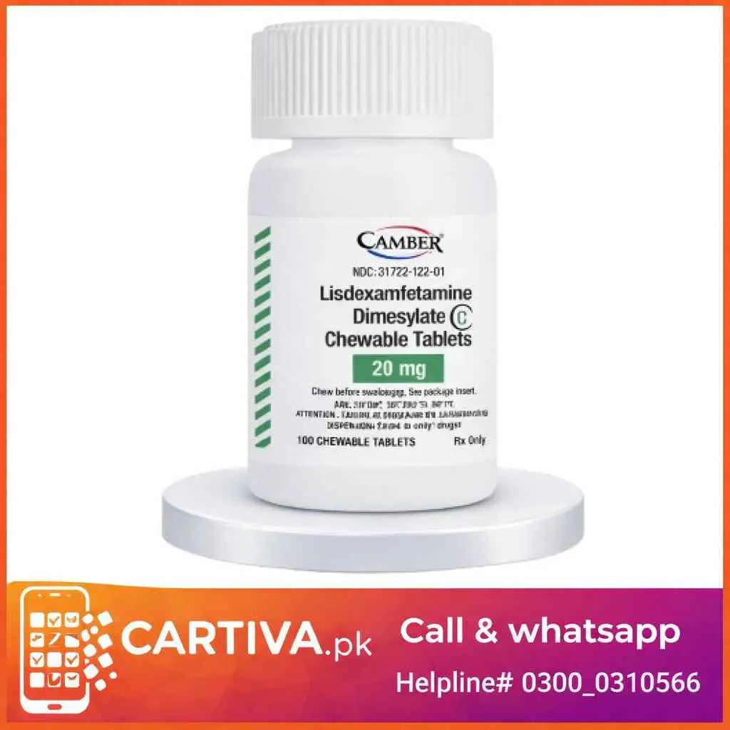 Lisdexamfetamine 20Mg Chewable Tablets In Pakistan