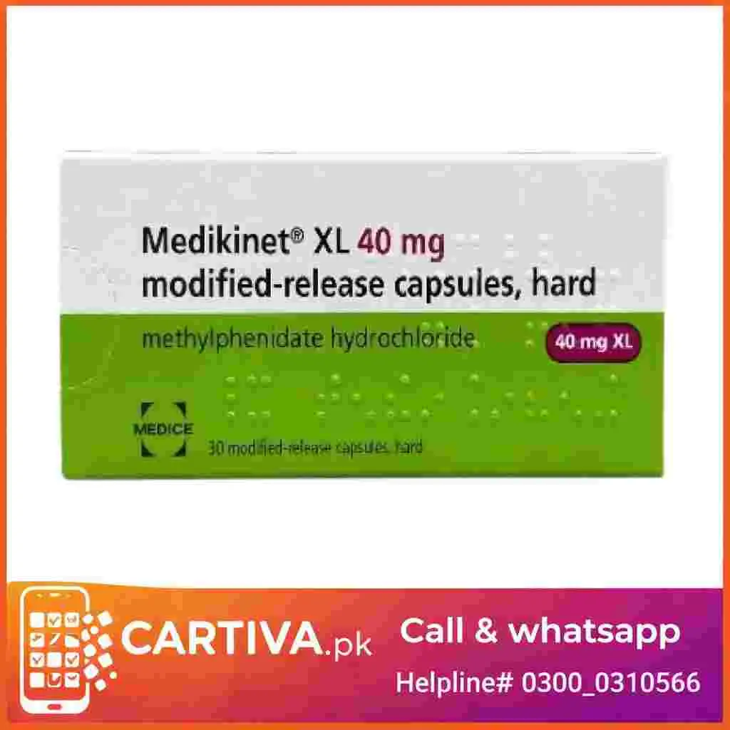 Medikinet XL 40mg Tablets Price in Pakistan