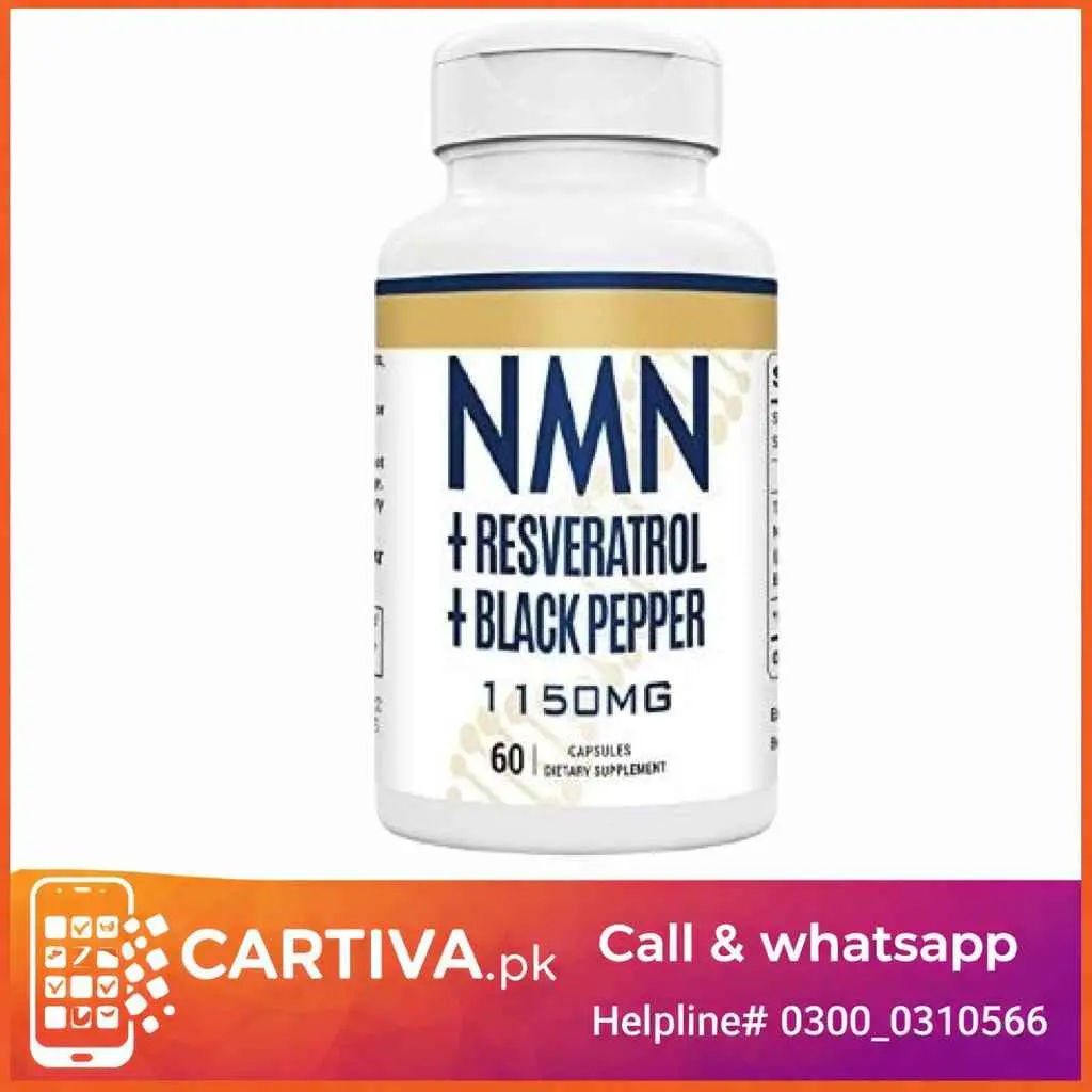 NMN & Resveratrol 60 Pills 1100mg In Pakistan