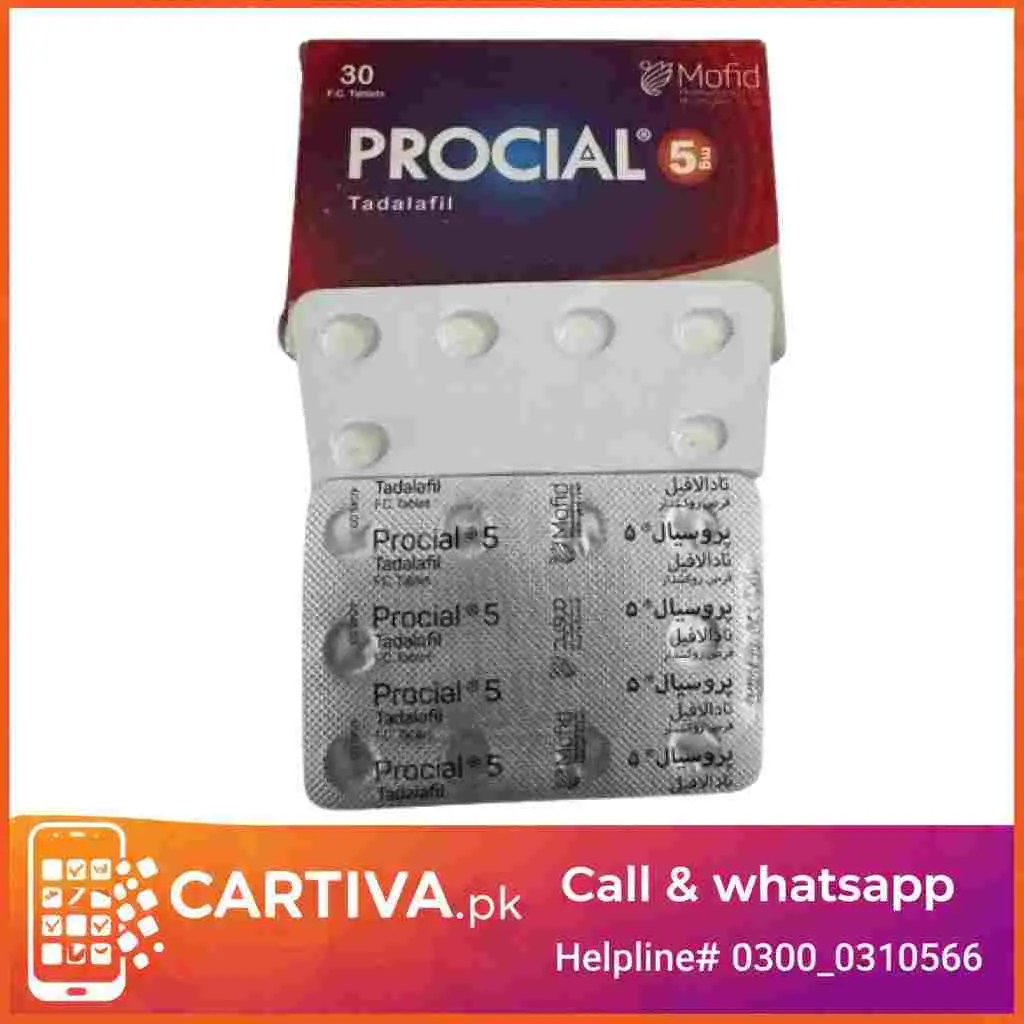 Procial 5mg (Tadalafil) Tablet in Pakistan