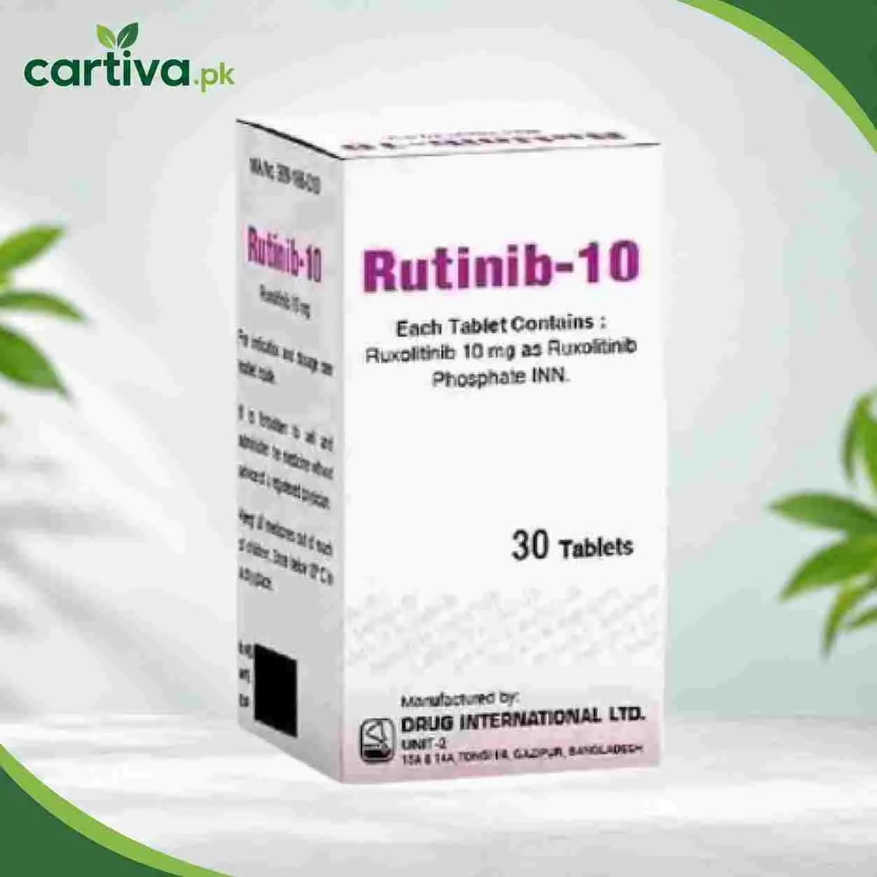 Rutinib-10 (Ruxolitinib 10mg) Tablets in Pakistan