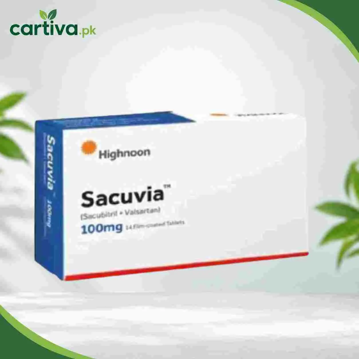 Sacuvia 100mg (Sacubitril + Valsartan) Tablets Price in Pakistan