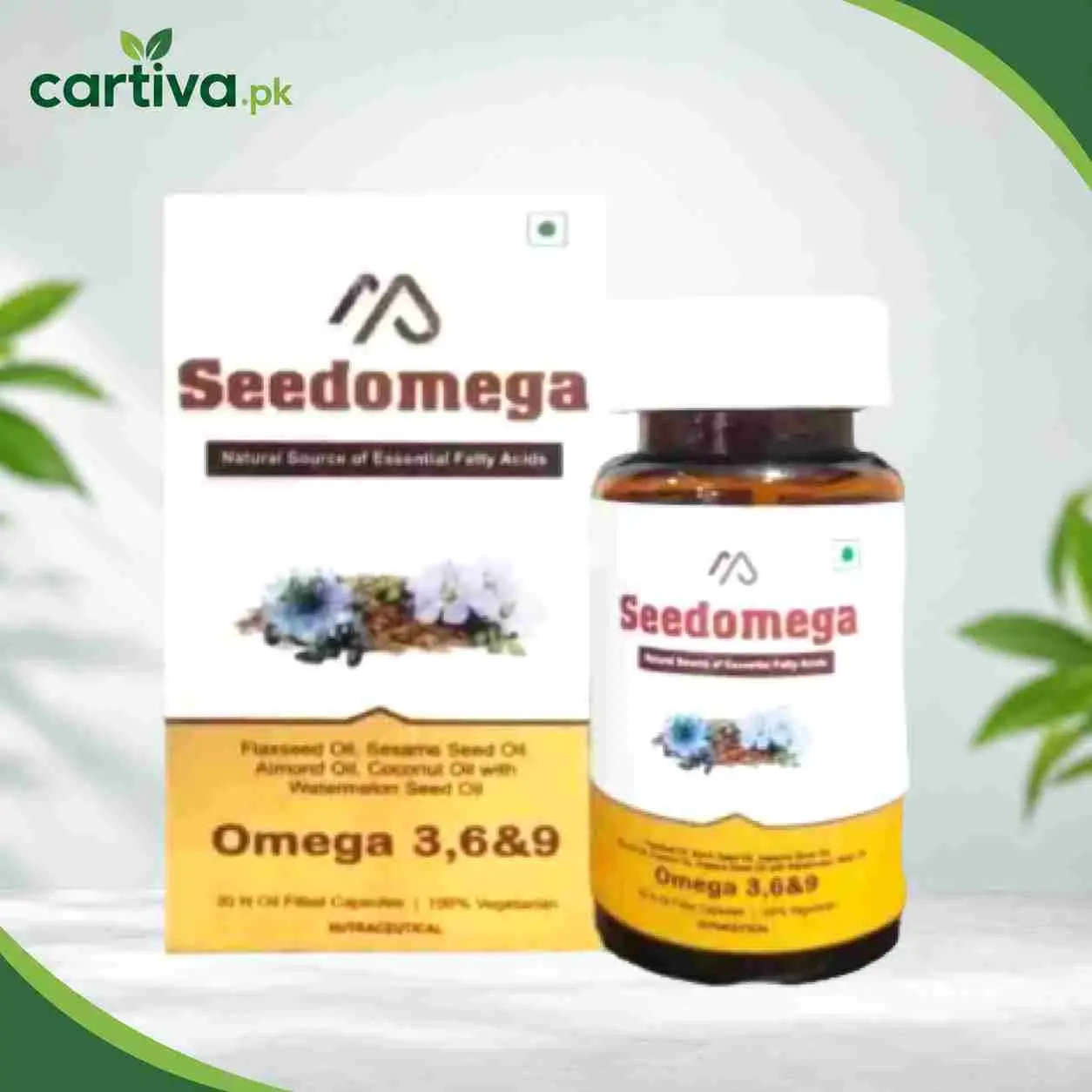Seedomega Oil Filled Vegetarian Capsule In Pakistan
