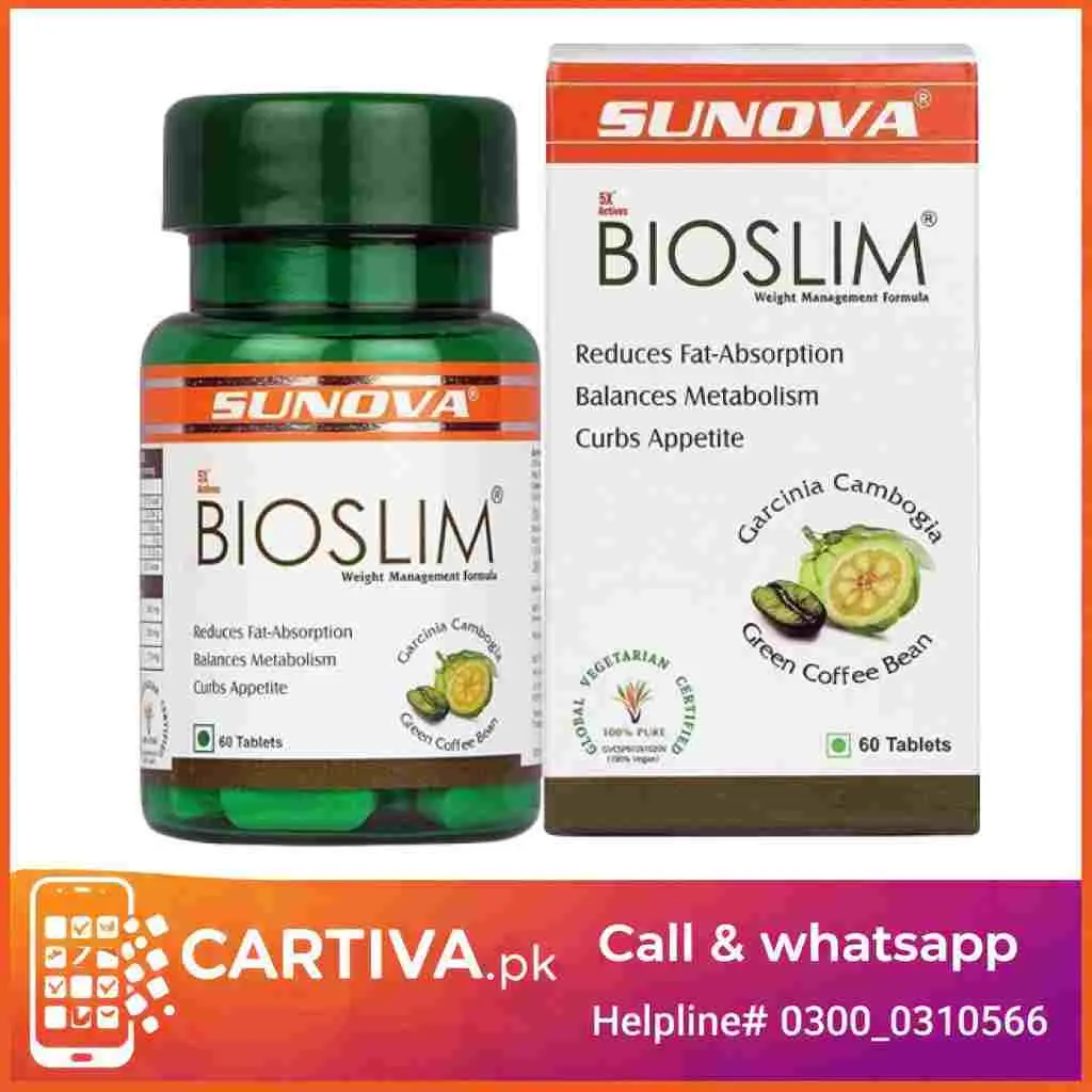 Sunova BioSlim Tablets Price In Pakistan