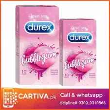 Durex Chewing Gum & Bubblegum longtime Mint Flavoured for male & female