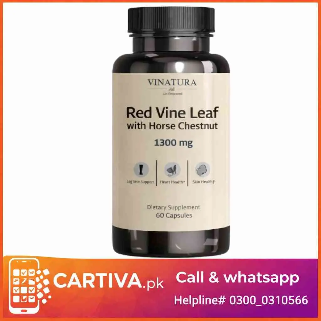 Vinatura Red Vine Leaf Extract Capsules in Pakistan