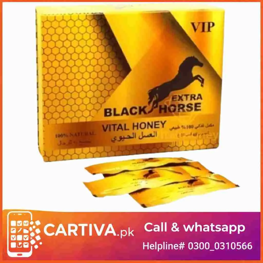 Vip Extra Black Horse Power Vital Honey Sachet for Men in Pakistan