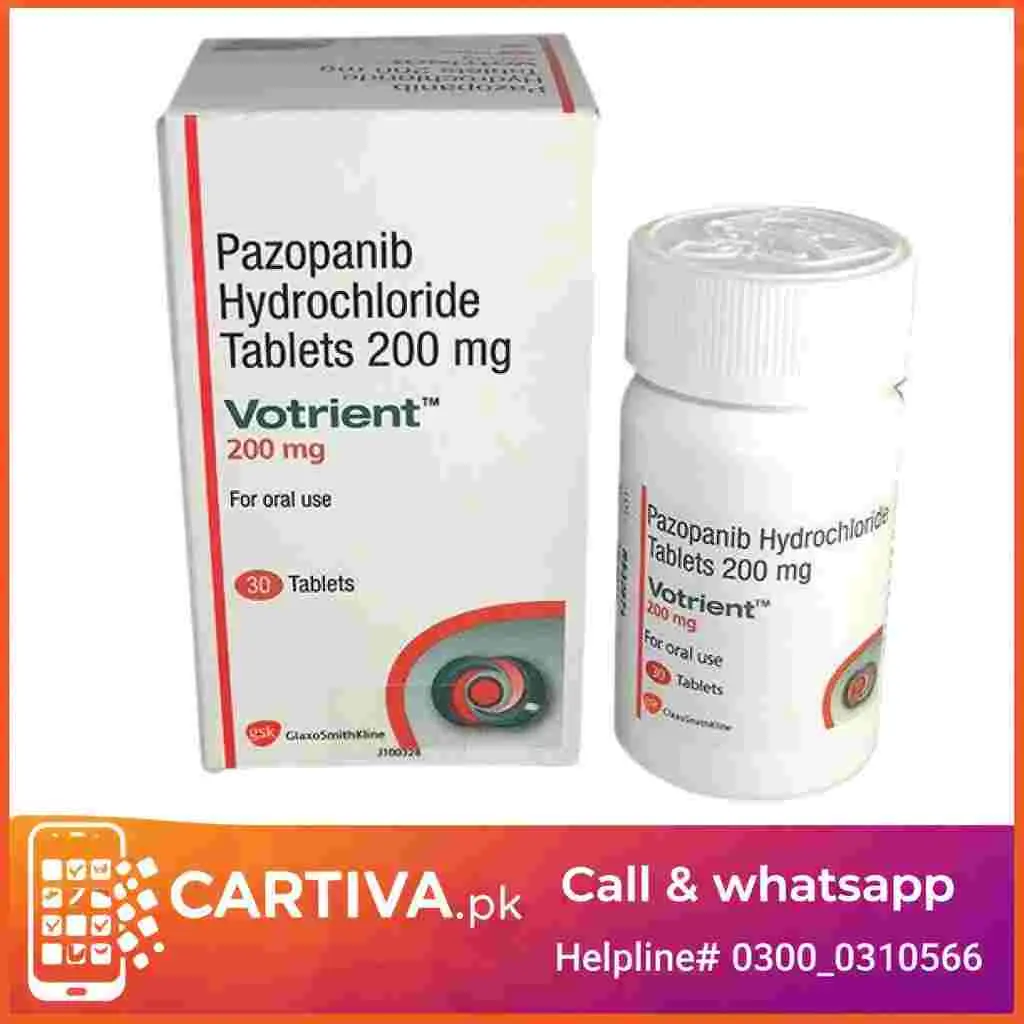 Votrient 200mg 30 Tablets Price in Pakistan