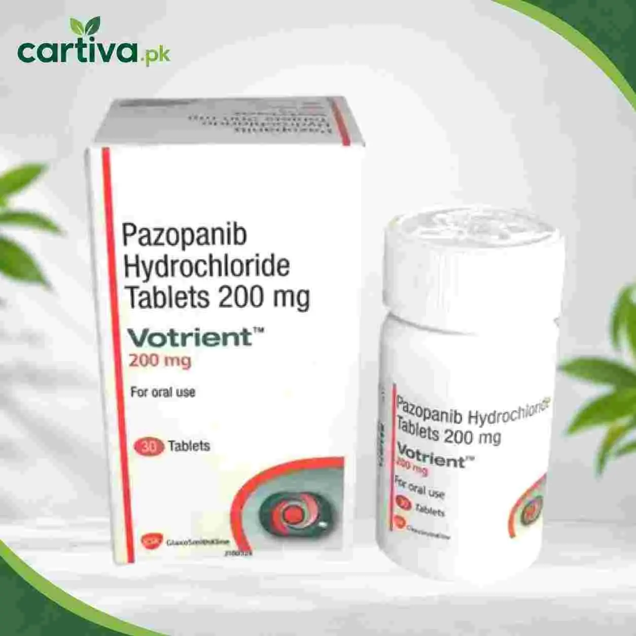 Votrient 200mg 30 Tablets Price in Pakistan