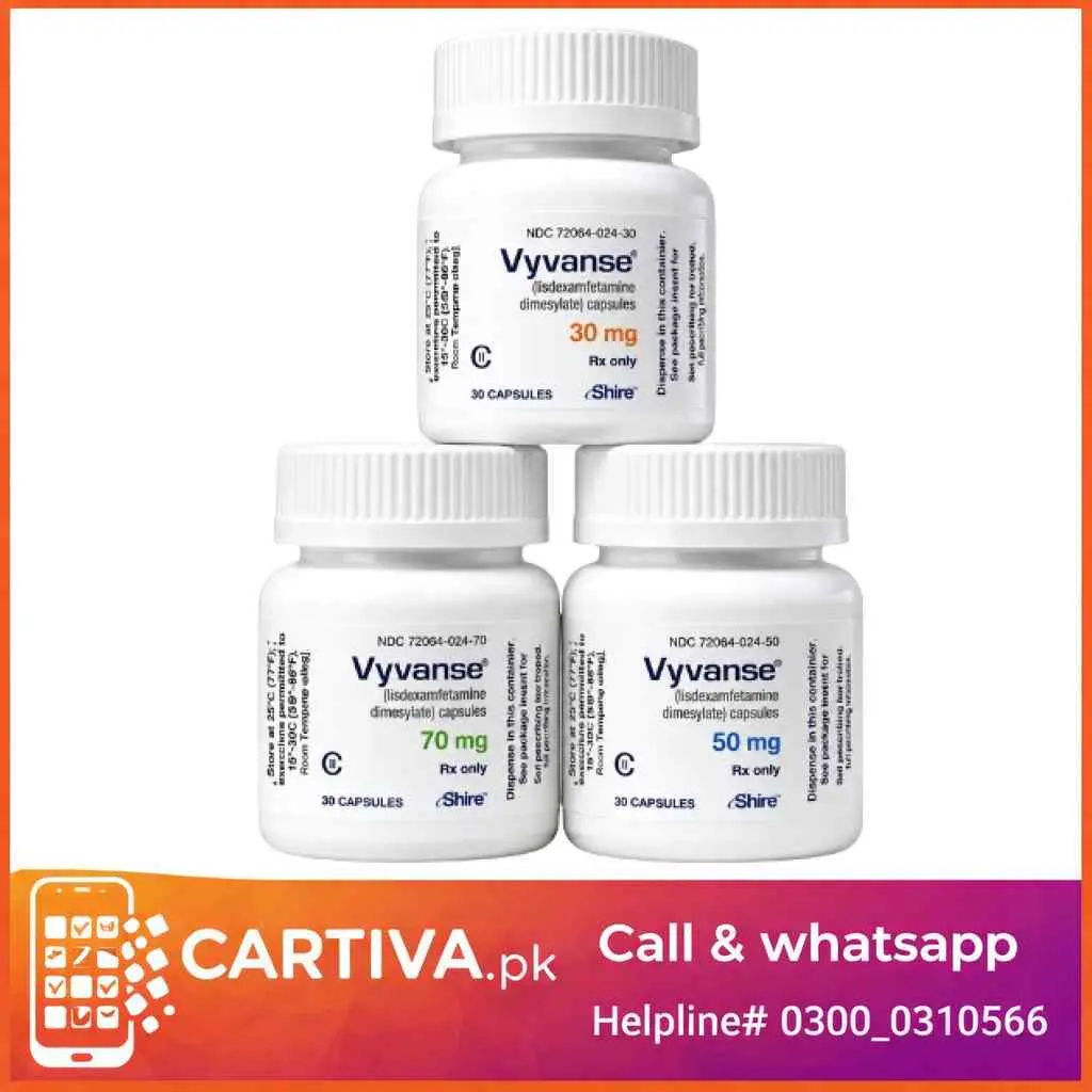 Vyvanse 50mg in Pakistan