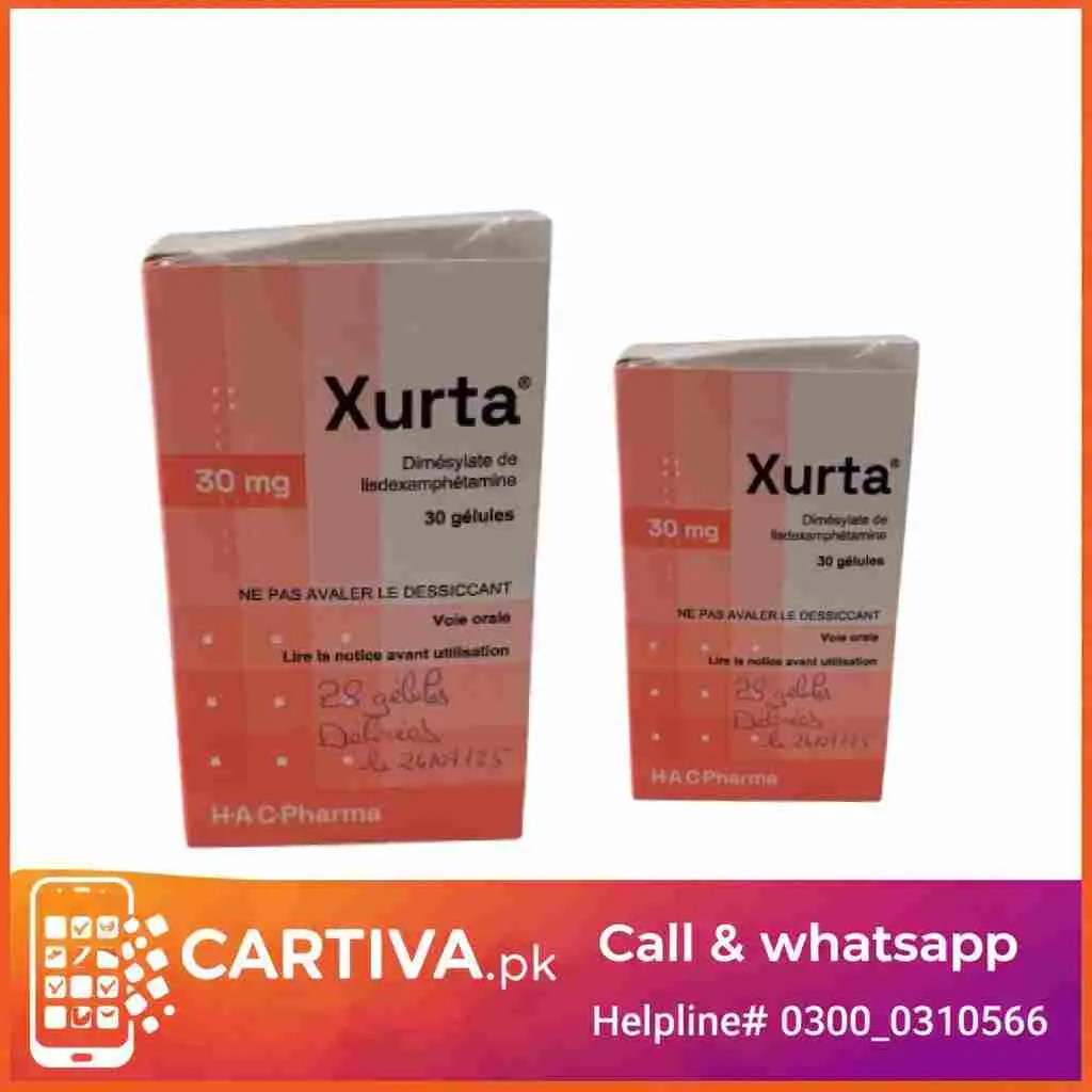 XURTA 30mg Tablets Price in Pakistan